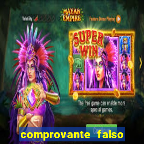 comprovante falso de 50 reais